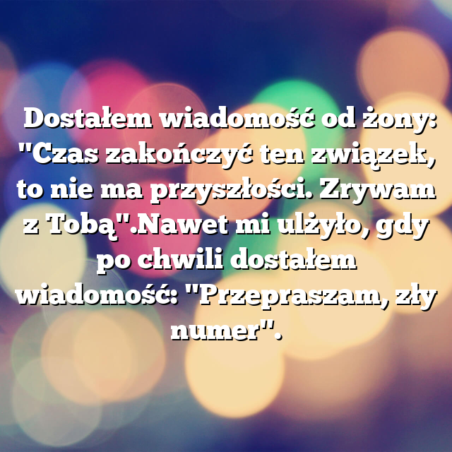 Zrywam Z Tobą